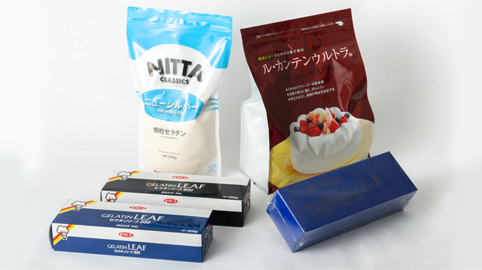 寒天・ゼラチン・ゲル化剤